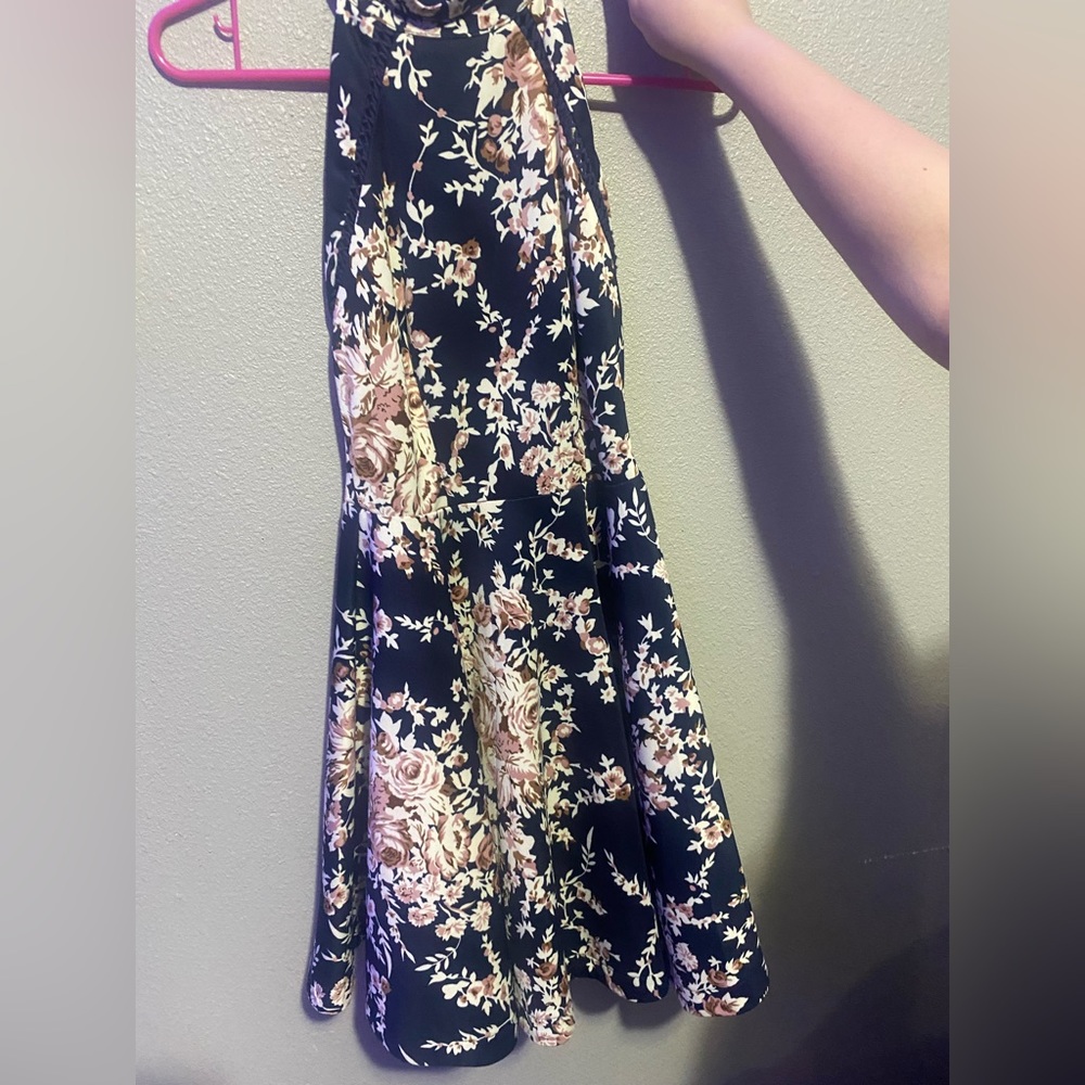 Forest dress with a nice skirt